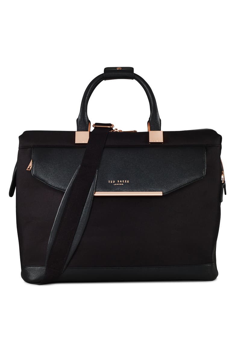 Small Albany Duffel Bag, Alternate, color, BLACK