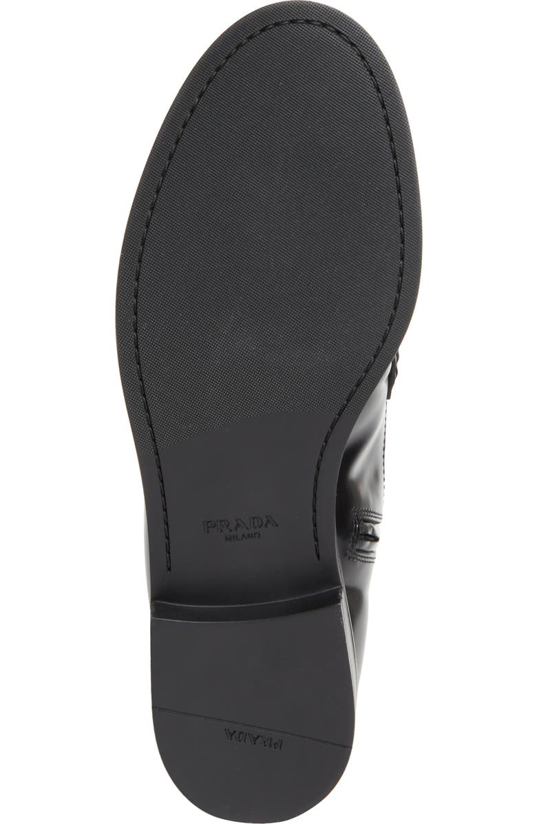 Prada Knee High Loafer Boot, Alternate, color,