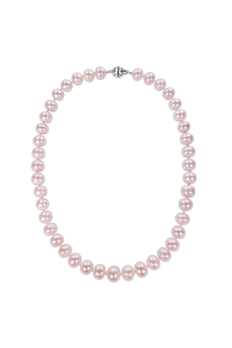 Pink Cultured Freshwater Pearl Necklace 14k, Main, color, Freshwater Pearl