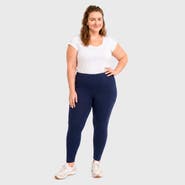 City Threads USA-Made Women's Soft 100% Cotton Plus Size Leggings