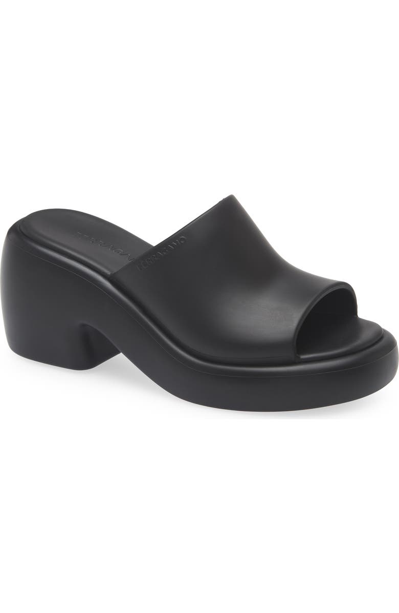 FERRAGAMO Platform Slide Sandal, Main, color,