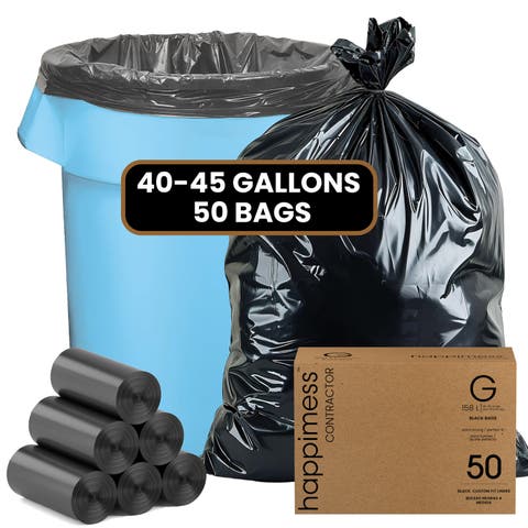 42-Gallon (159L) Heavy Duty Contractor Trash Bags