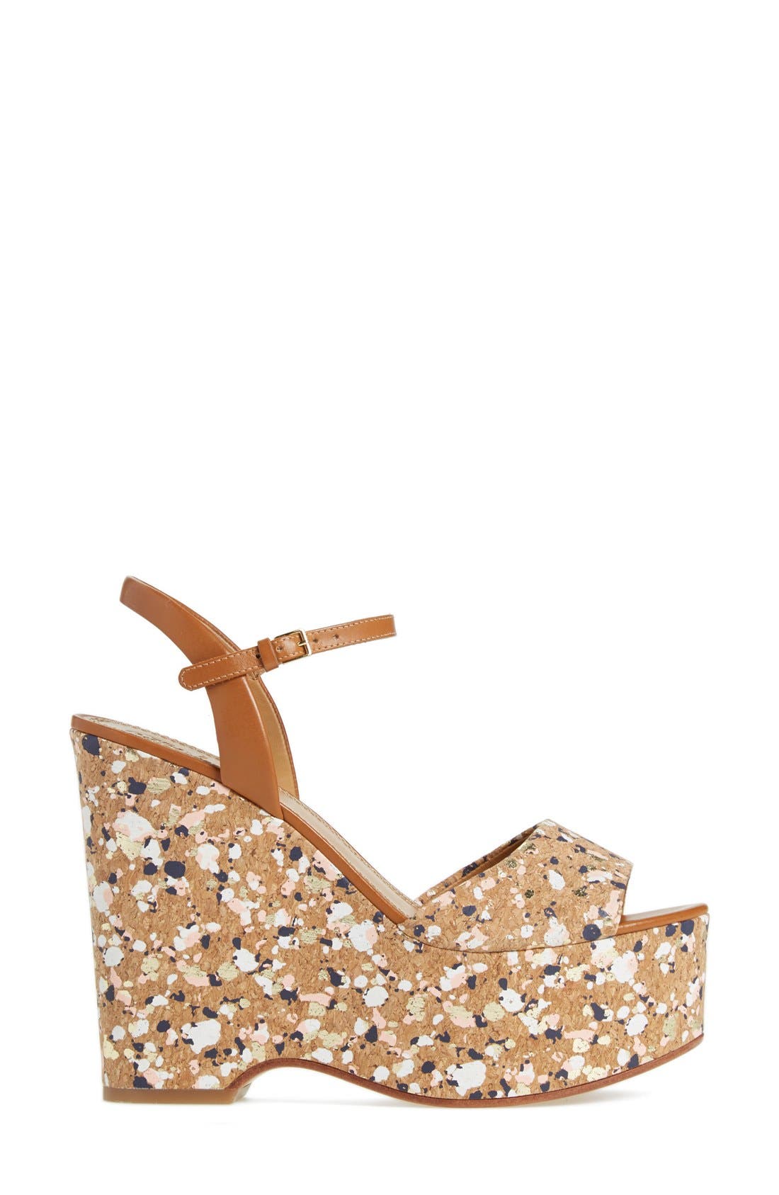 Tory Burch 'Solana' Platform Sandal, Alternate, color, 