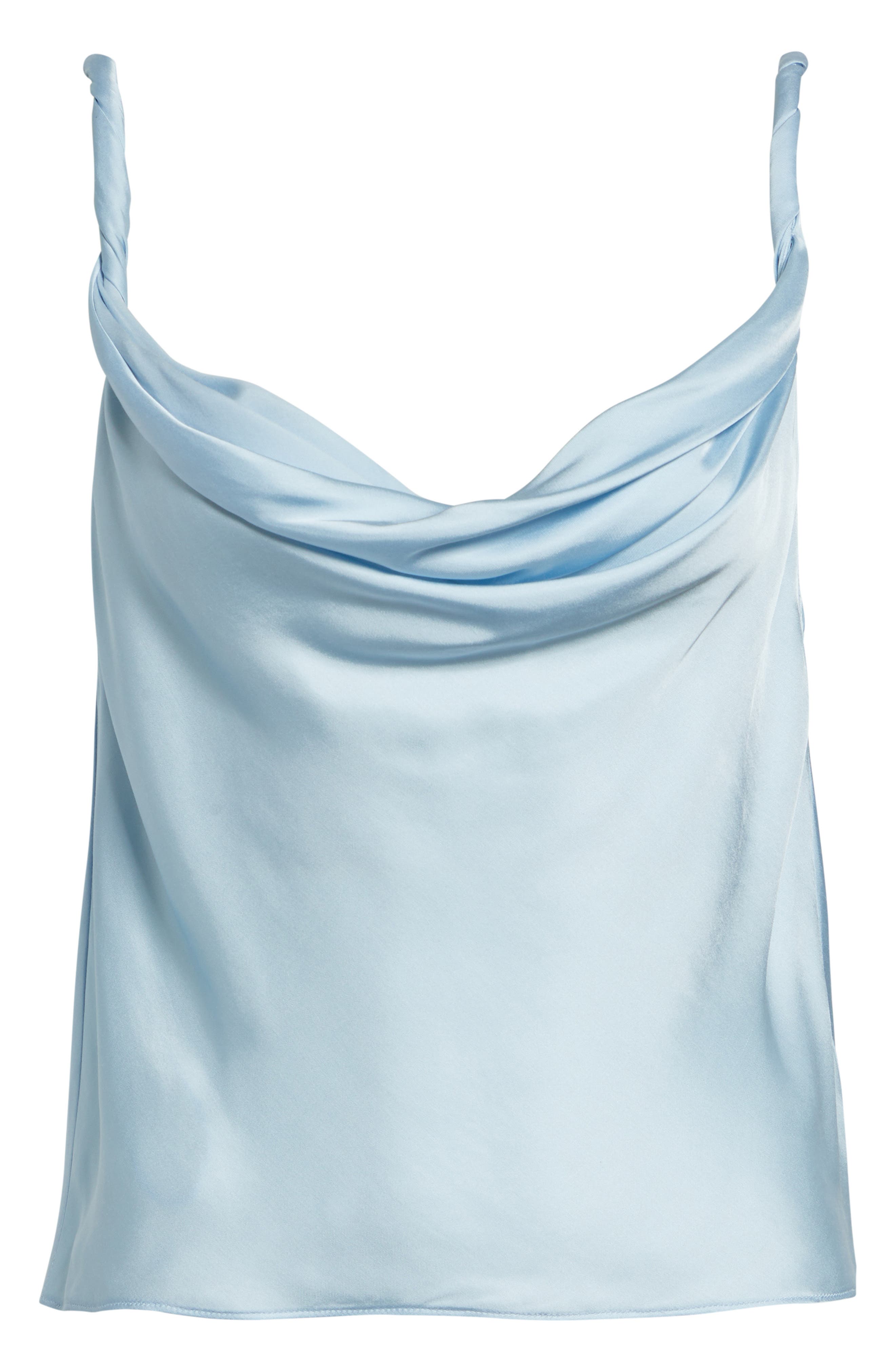 ALICE + OLIVIA Monique Twist Strap Satin Camisole (Women) | Nordstrom
