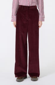 Weekend Max Mara Tania Wide Leg Corduroy Pants