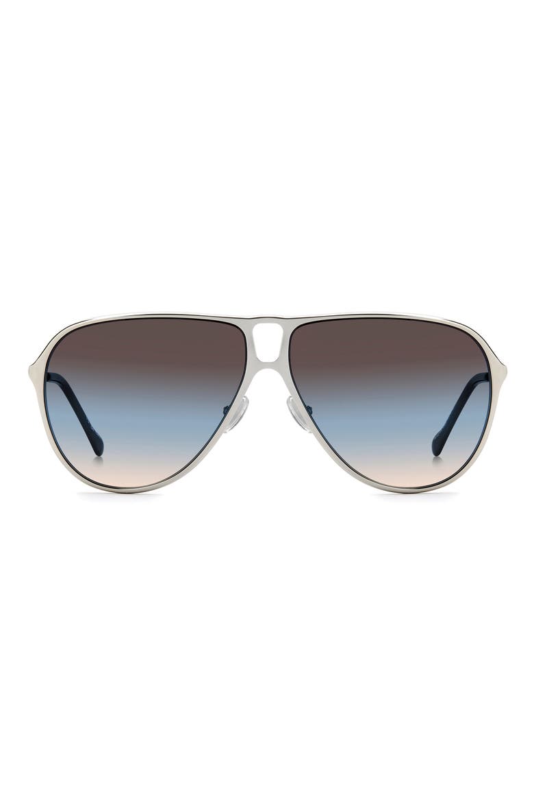 60mm Gradient Pilot Sunglasses, Main, color, 0010-98