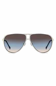 60mm Gradient Pilot Sunglasses