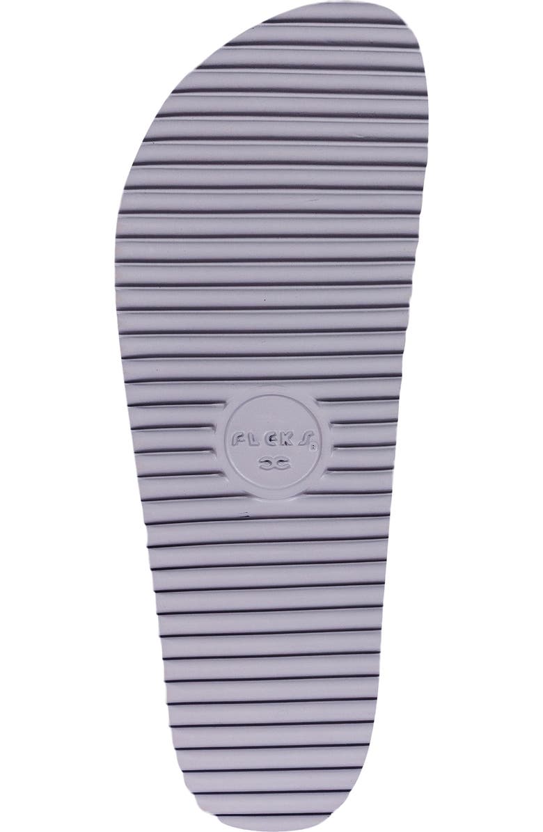 FLEKS Cito Genuine Shearling Slide Sandal, Alternate, color, Iceberg