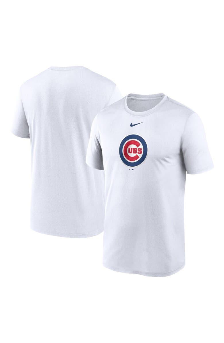 Nike Men's Nike White Chicago Cubs Legend Fuse Large Logo Performance T-Shirt, Main, color, White