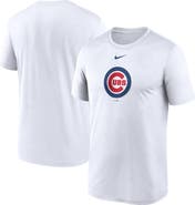 Nike Men's Nike  White Chicago Cubs Legend Fuse Large Logo Performance T-Shirt
