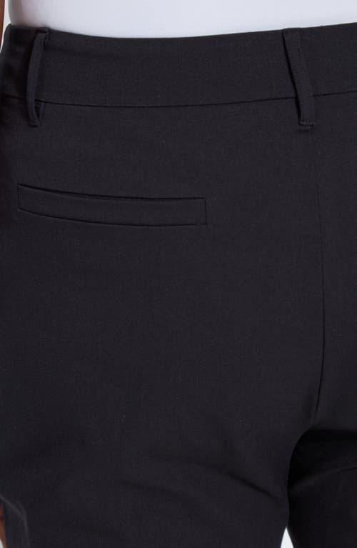 Lyssé Amanda High Waist Pull-on Capri Pants In Black