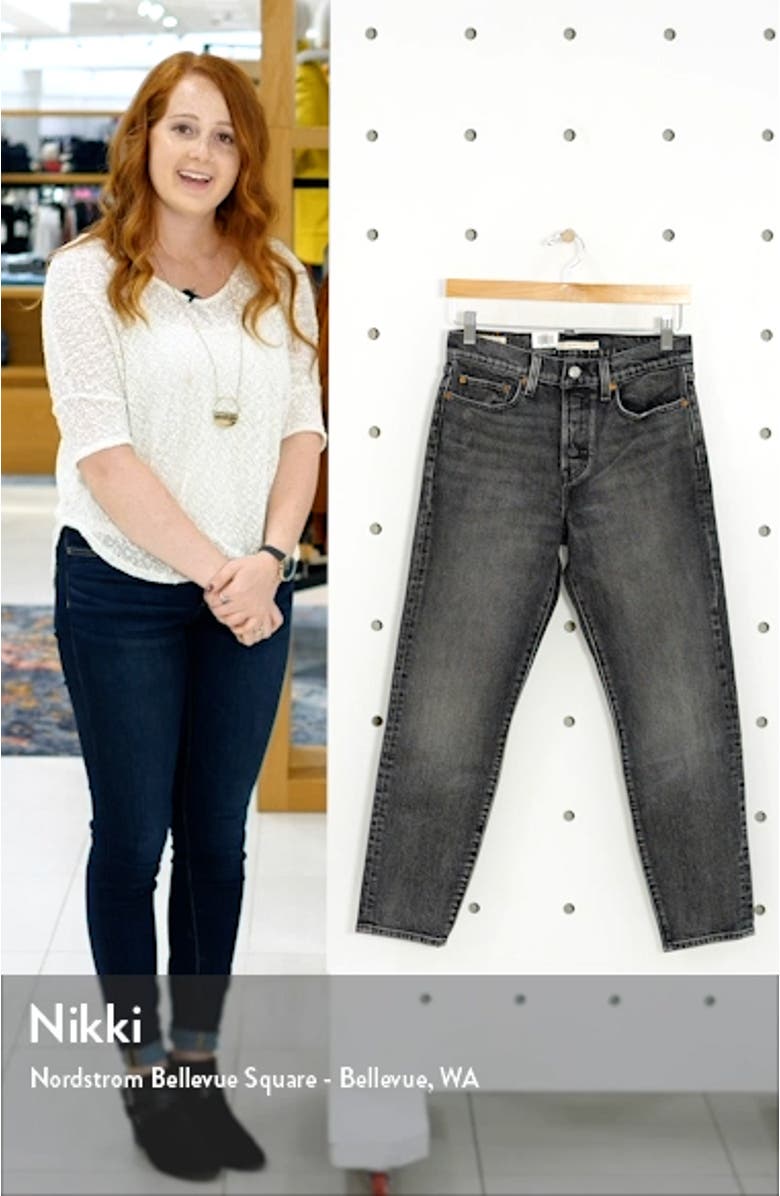 Wedgie Icon Fit High Waist Ankle Straight Leg Jeans, sales video thumbnail