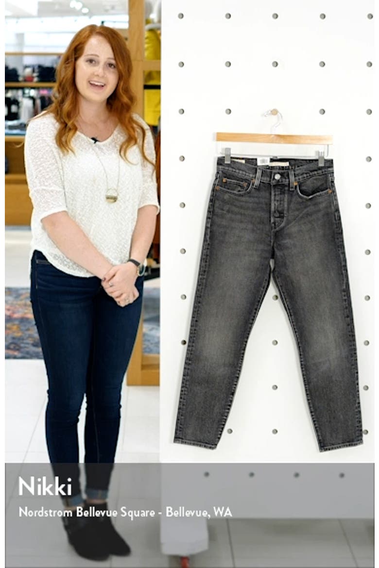 Levi's® Wedgie Icon Fit High Waist Ankle Straight Leg Jeans video