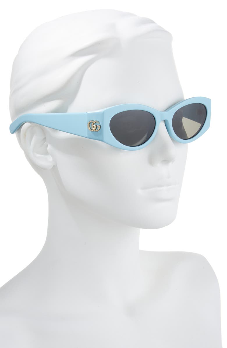 Gucci 53mm Core Round Sunglasses, Alternate, color,