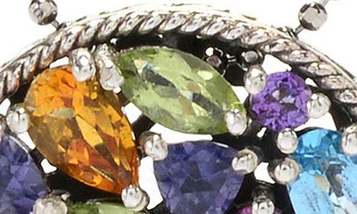 Samuel B. Sterling Silver Multistone Pendant Necklace