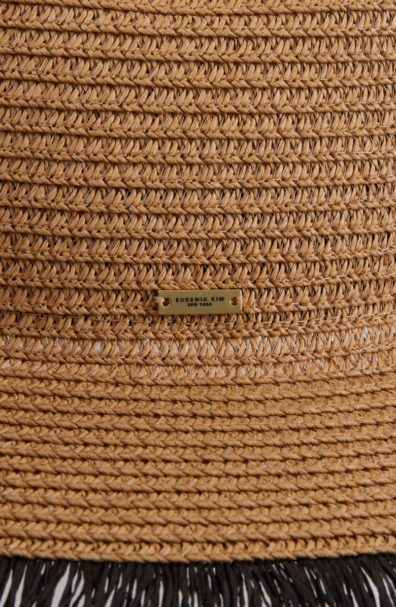 Eugenia Kim Courtney Packable Straw Fedora, Alternate, color, 