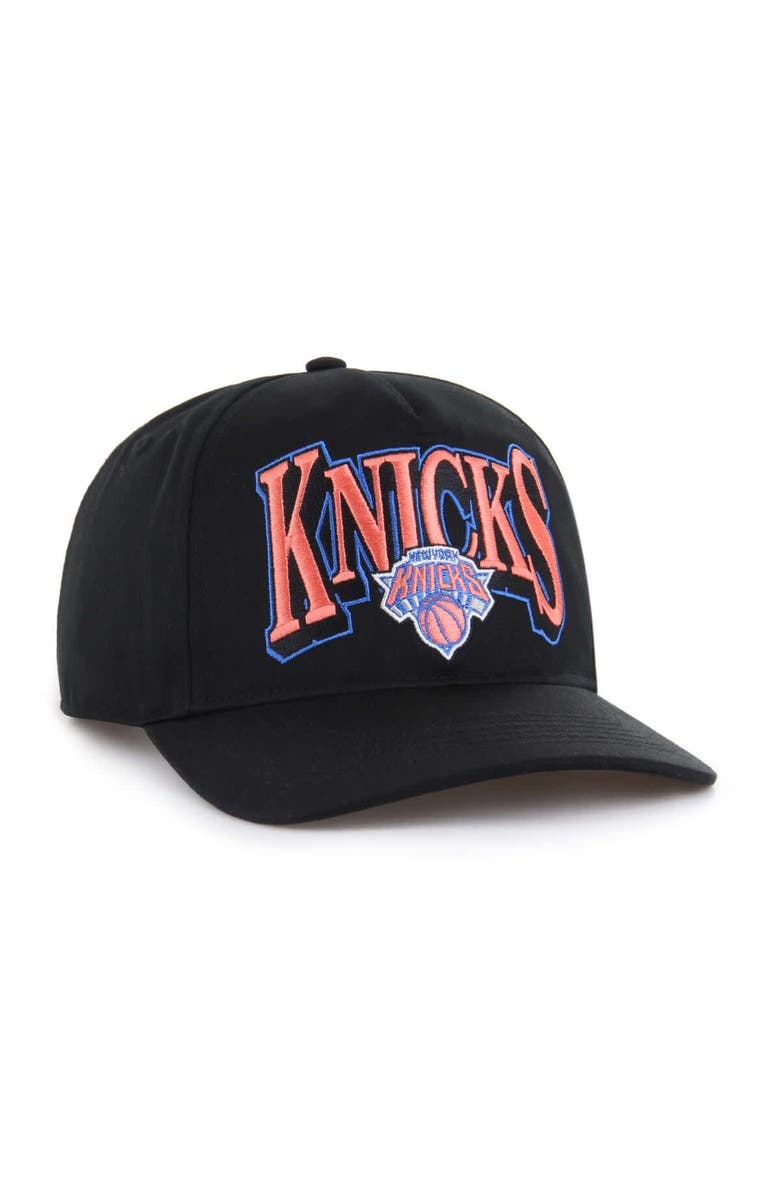'47 Men's '47 Black New York Knicks Every Time Past Champs Hitch Adjustable Hat, Alternate, color,