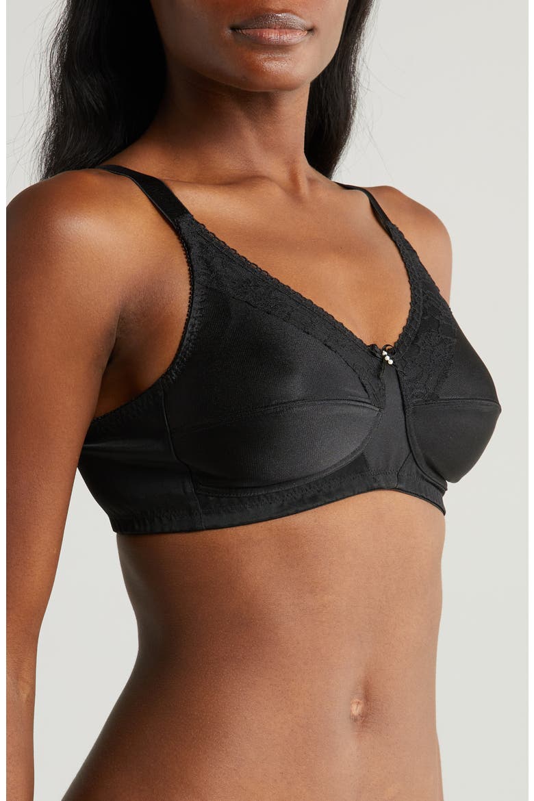 Nancy Wireless Padded Prosthetic Bra, Alternate, color, BLACK