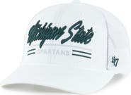 '47 Men's '47 White Michigan State Spartans Garner Rope Trucker Adjustable Hat