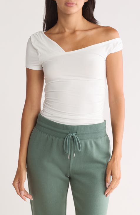 One-Shoulder Ruched Top