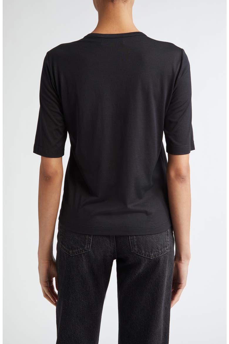 Parker Modal & Cashmere T-Shirt, Alternate, color, BLACK