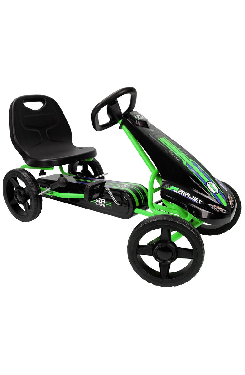 509 Air Jet Pedal Kids Go Kart, Rideon, Kids, Main, color, Green