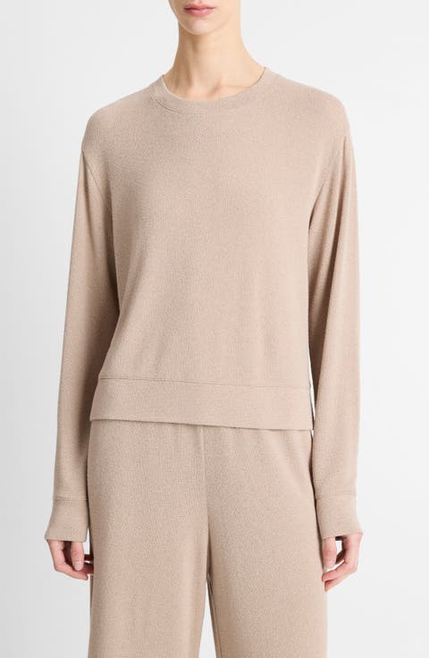 Crewneck Stretch Sweater