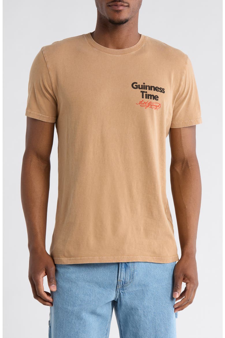 Guinness Toucan Graphic T-Shirt, Main, color, TANNIN