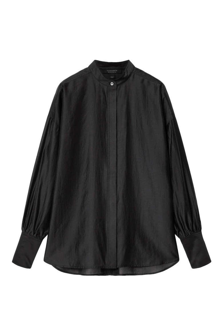 BANU SHIRT, Alternate, color, BLACK