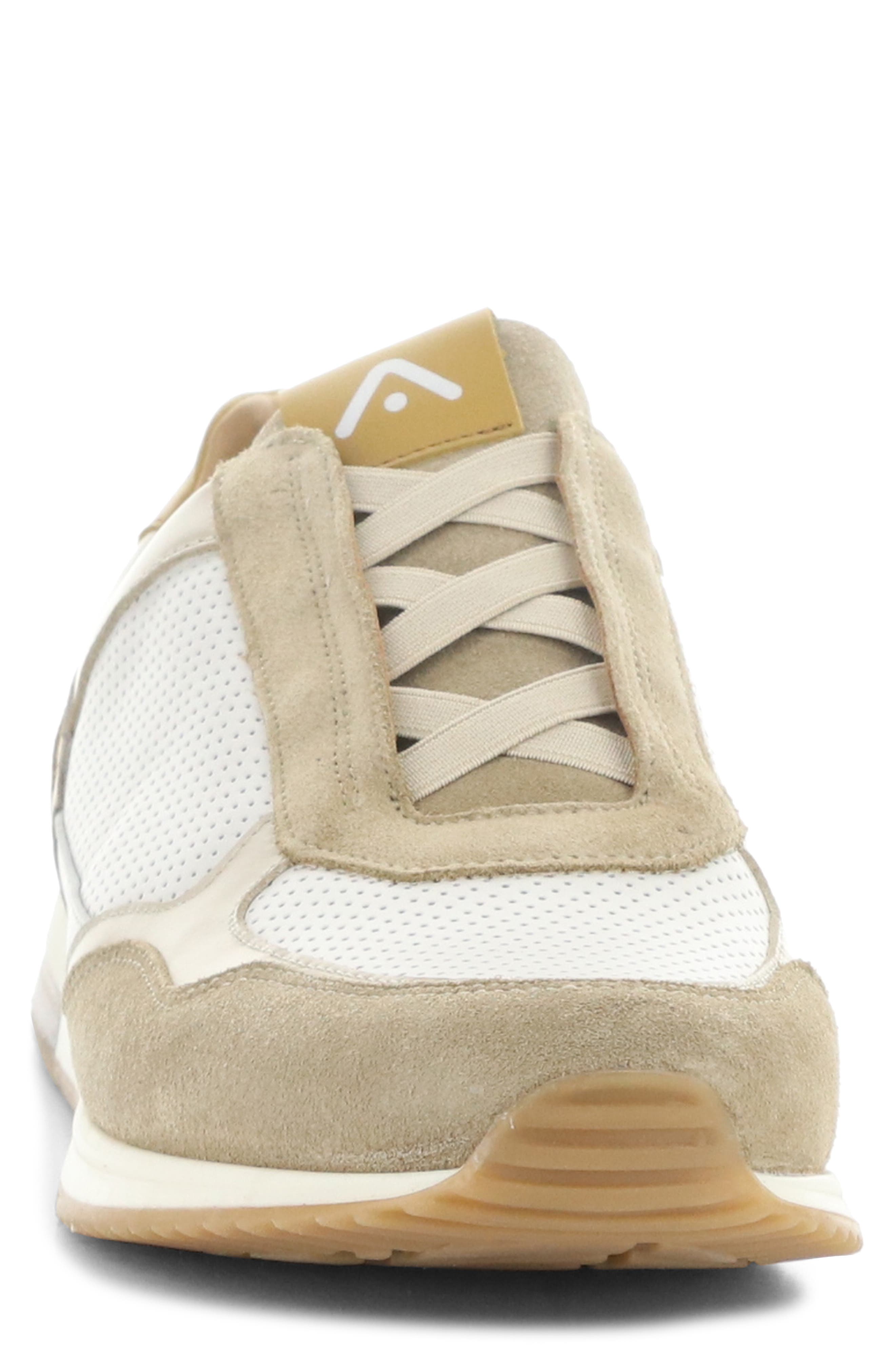 13956 Low Top Sneaker, Alternate, color, BEIGE/ OFF WHITE