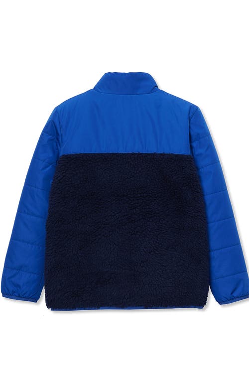 Lands' End Kids Water Resistant Mixed Media Insulated Jacket In Multi