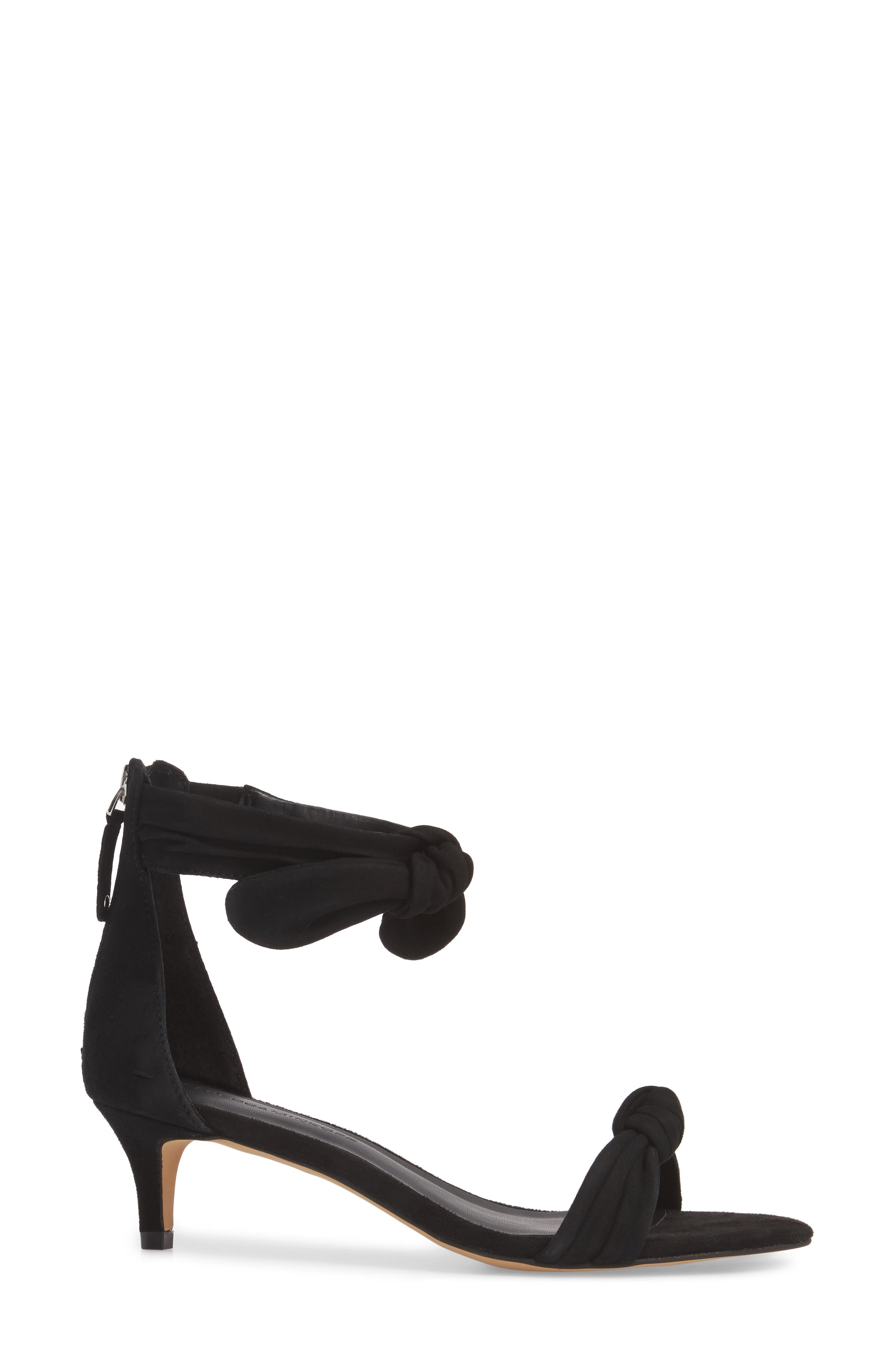 Rebecca Minkoff Kaley Knotted Kitten Heel Sandal, Alternate, color, 