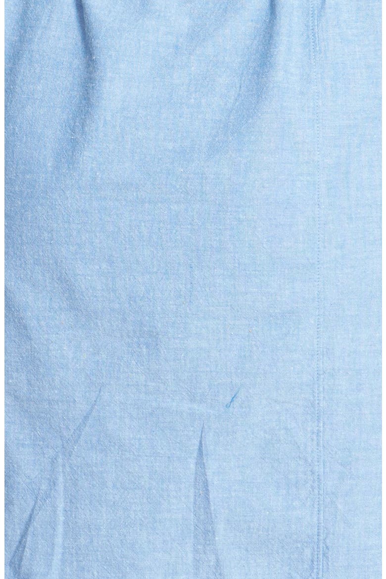 'Tarellia' Belted Cotton Chambray Shirtdress, Alternate, color, LIGHT CHAMBRAY