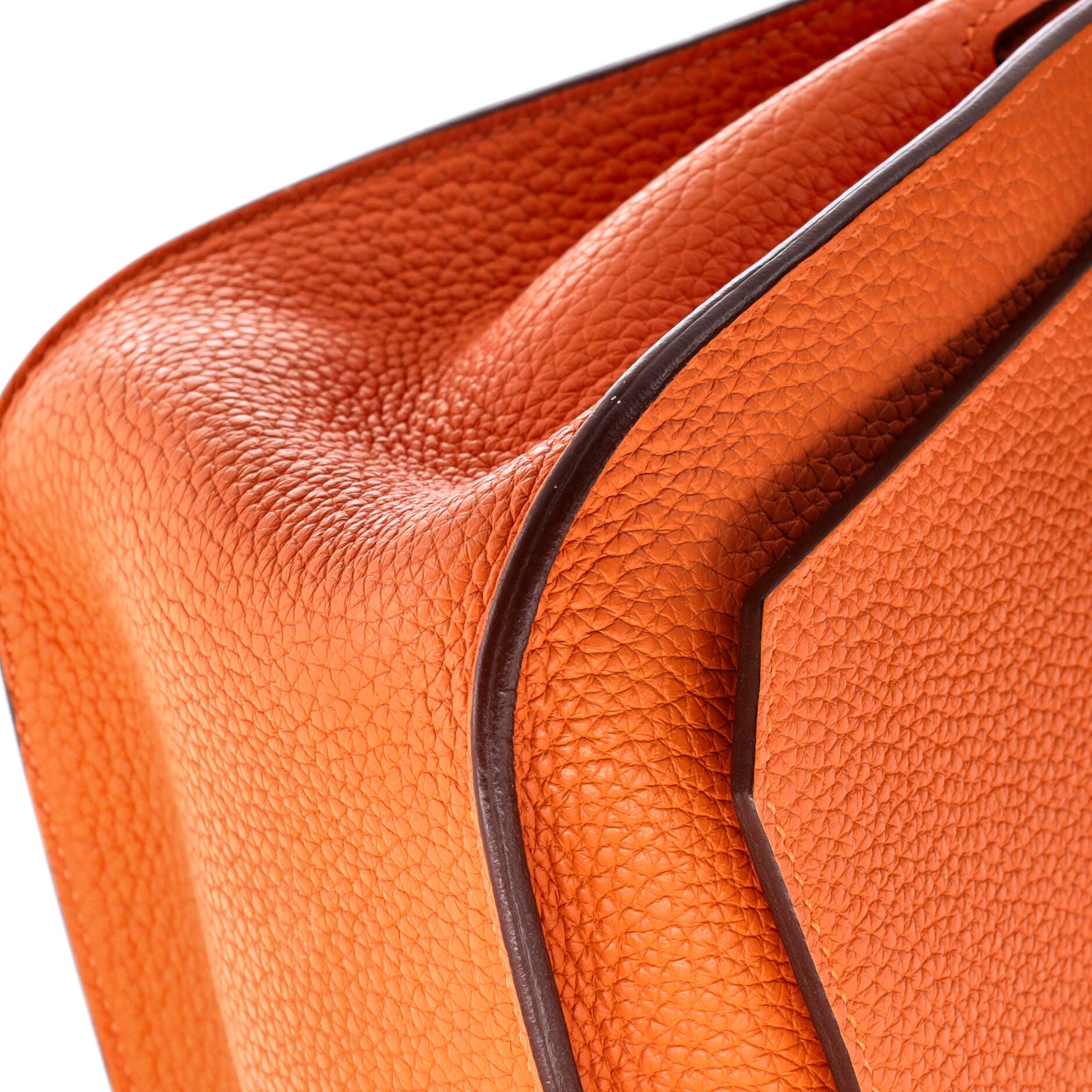 Pre-Owned Hermes Jypsiere Bag Clemence 28, Alternate, color, Orange H