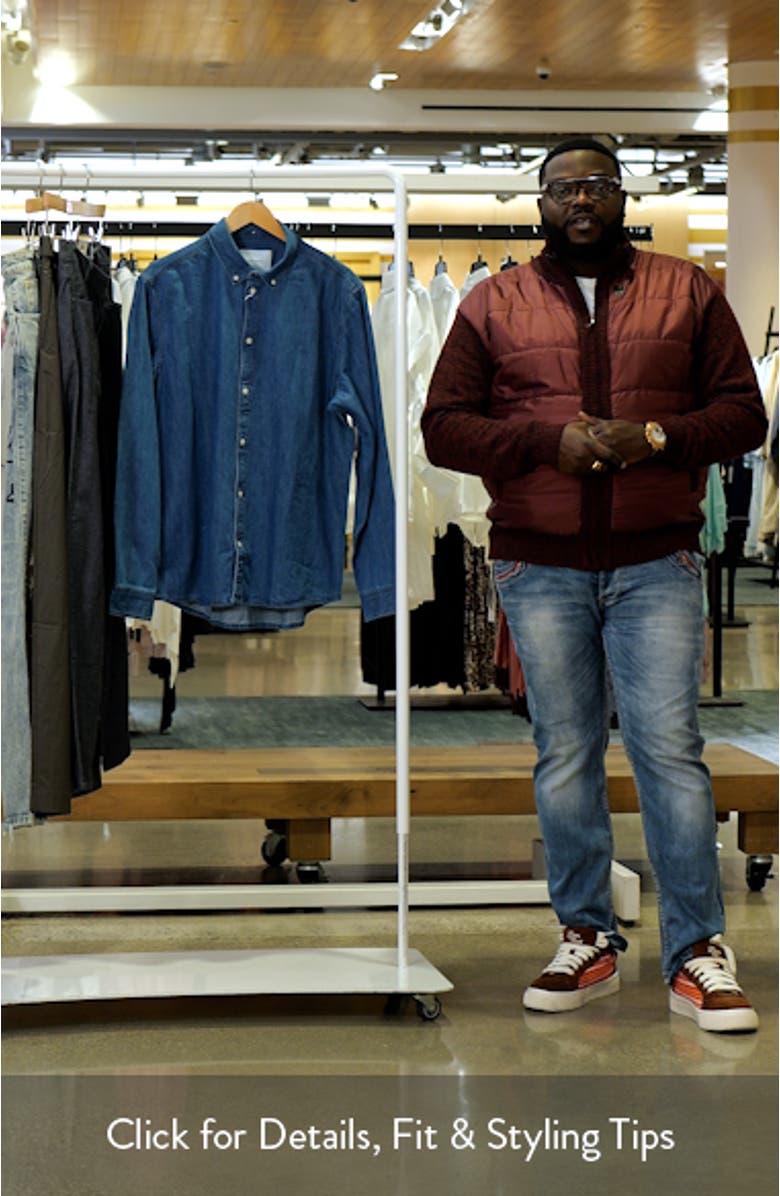 Konrad Denim Button Down Shirt, sales video thumbnail