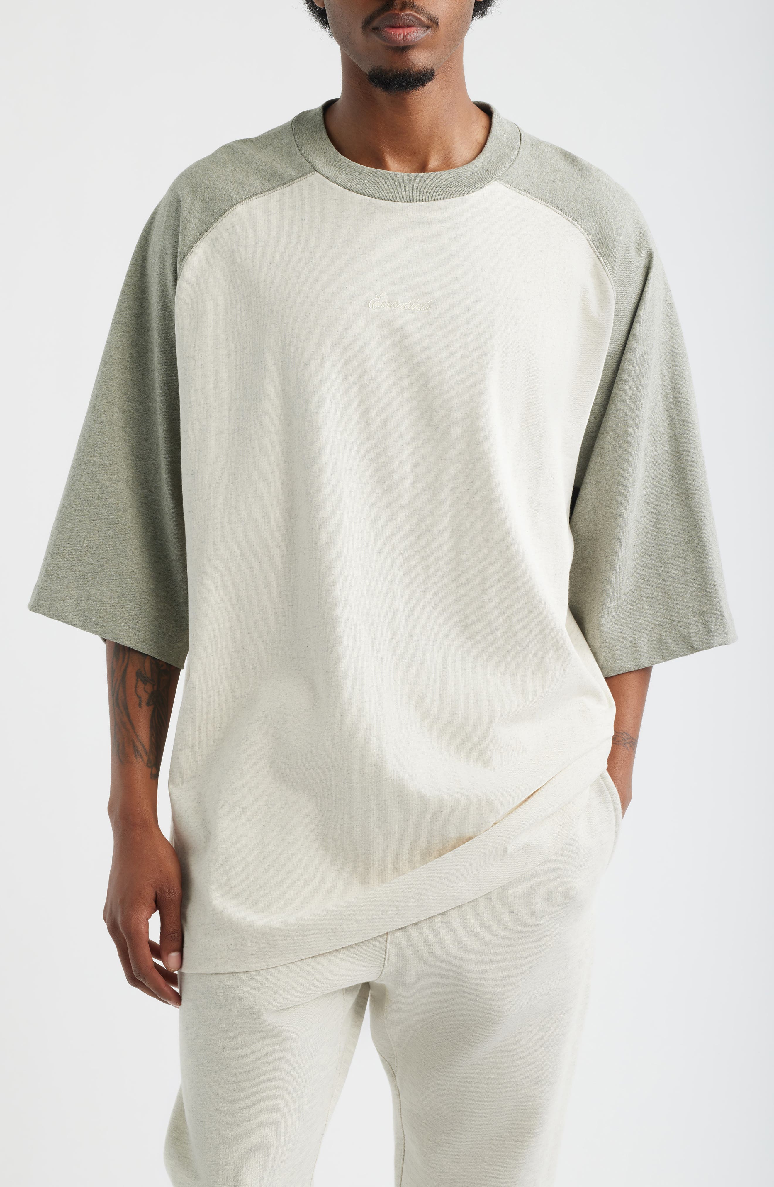 selected OATMEAL/ CONCRETE HEATHER