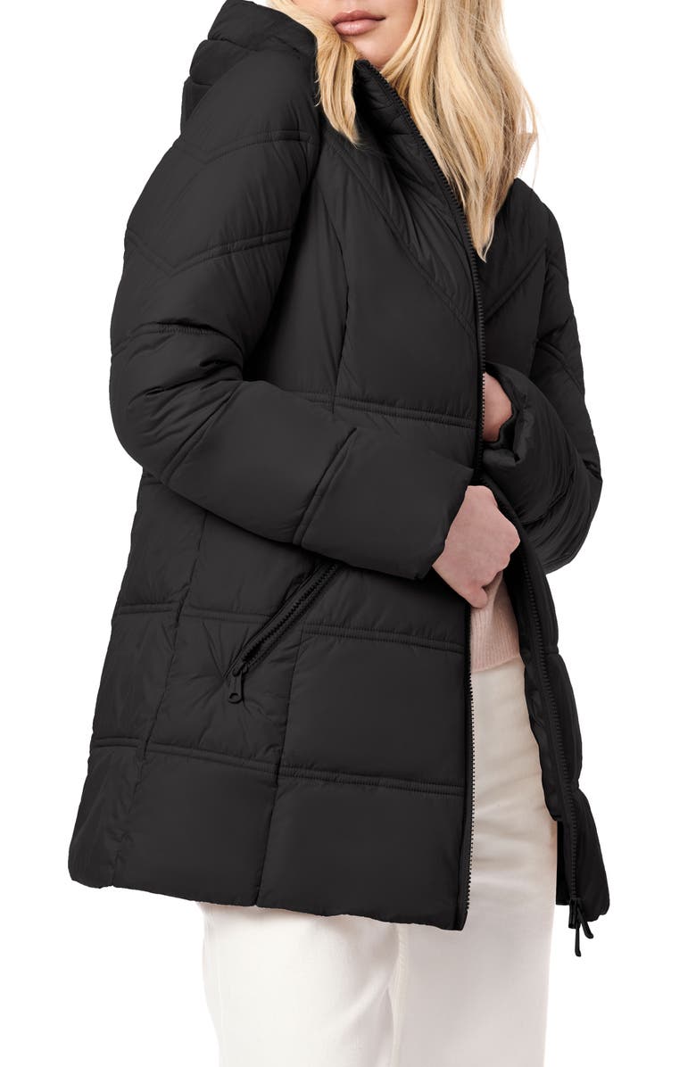 Bernardo Hooded Puffer Jacket, Alternate, color, 