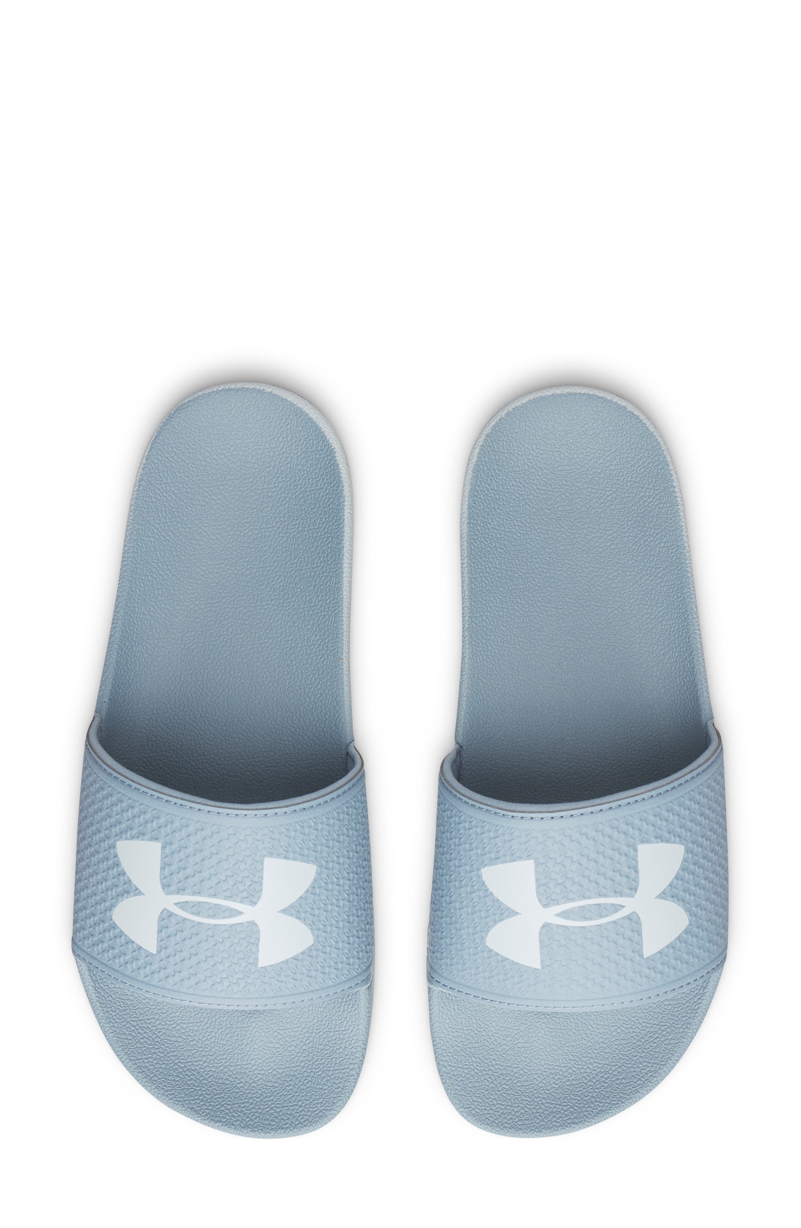 UA ARMR Slide Sandal, Alternate, color, BLUE WIND / BLUE FOG
