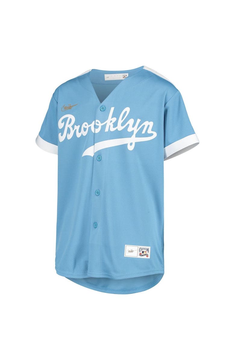 Nike Youth Nike Jackie Robinson Light Blue Brooklyn Dodgers Alternate Cooperstown Collection Player Jersey, Alternate, color, 