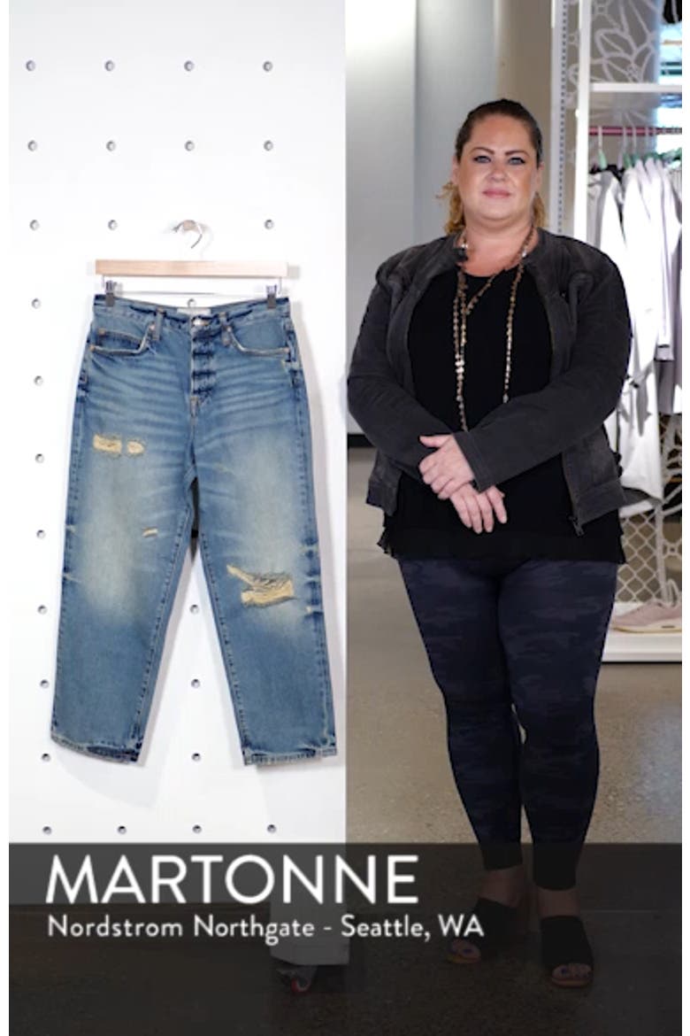 We the Free by Free People Ripped Crop Boyfriend Jeans video