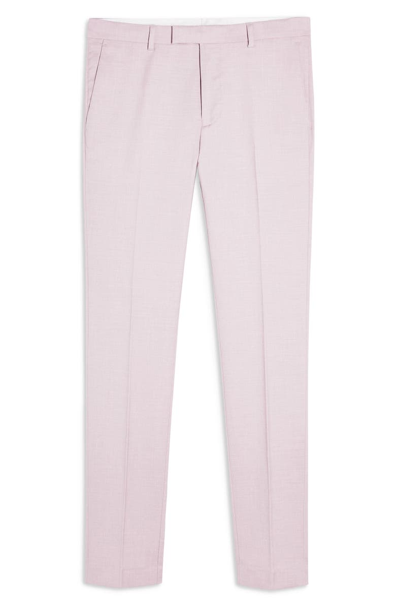 Topman Dax Super Skinny Fit Suit Dress Pants, Alternate, color, 