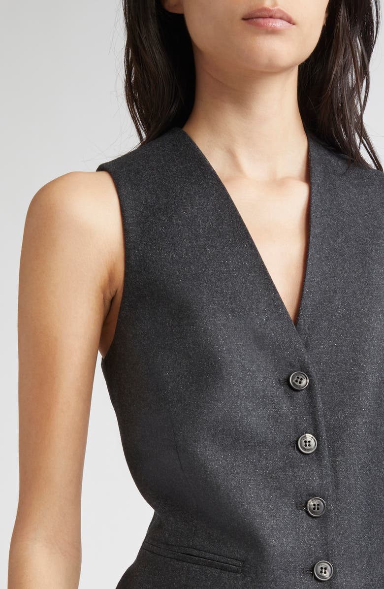 Eleventy Wool Blend Vest, Alternate, color, 168 Carbon