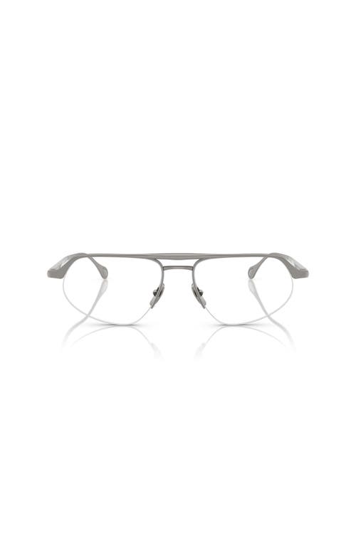 Ferrari 55mm Irregular Optical Glasses In Gray
