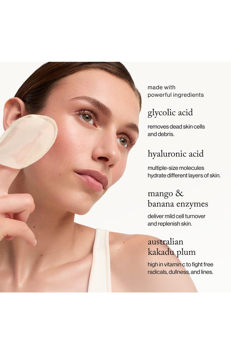 GOOP 15% Glycolic Acid Overnight Glow Peel Pads - 12-Pack, Alternate, color, 