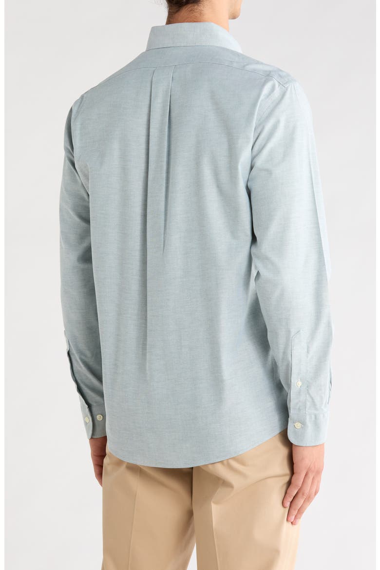 Regular Fit No Iron Button Down Collar Shirt, Alternate, color, BOTANICALGARDEN