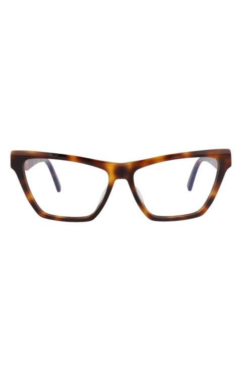 58mm Cat Eye Optical Glasses