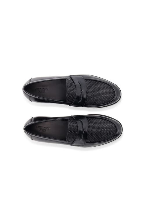 Anthony Veer Mercer Penny Loafer In Black
