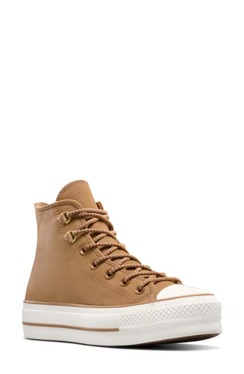 Gender Inclusive Chuck Taylor All Star Lift Leather High Top Platform Sneaker