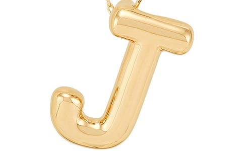 Frankie & Zoe Initial 'm' Pendant Necklace In Gold