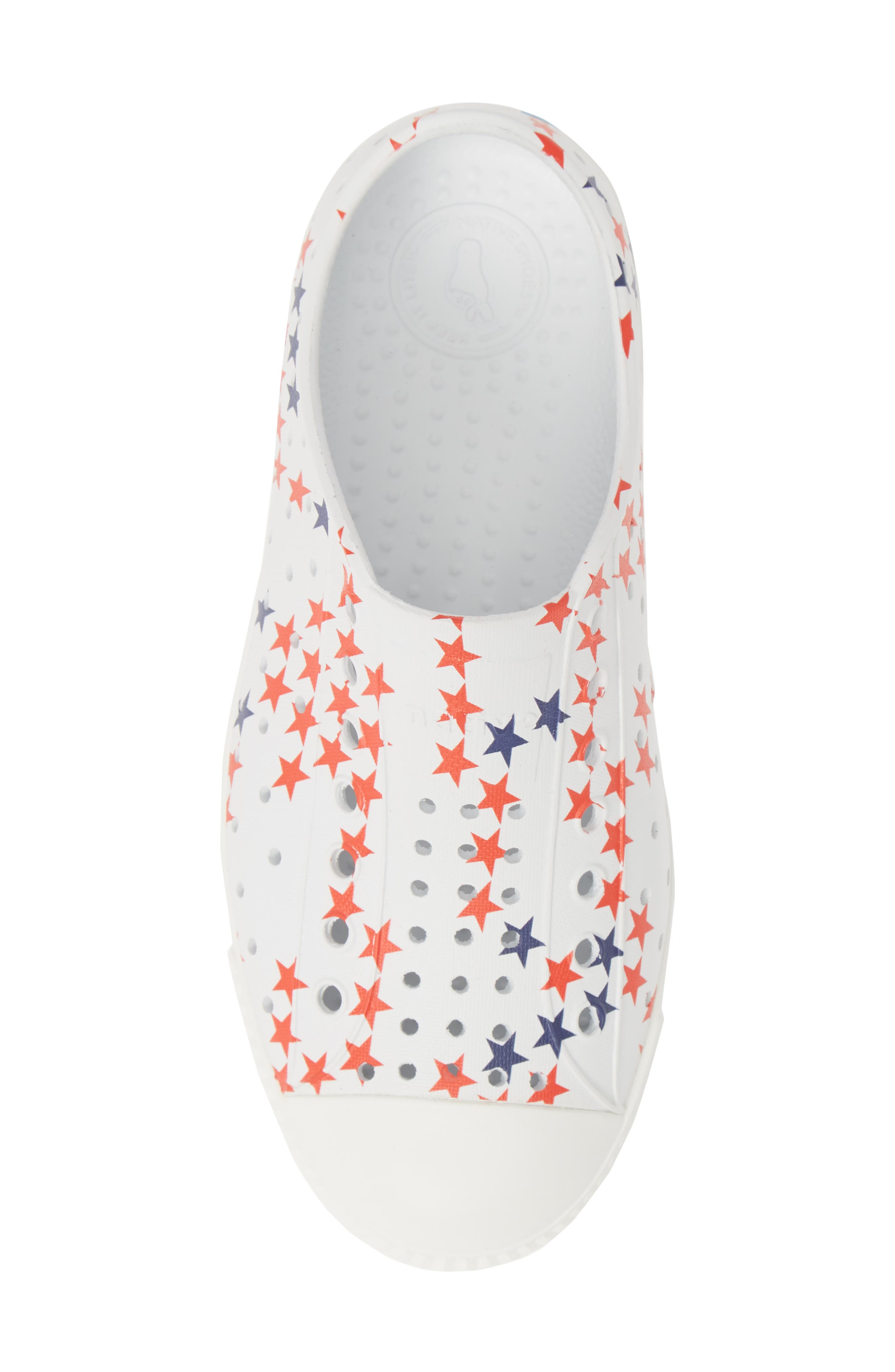 Jefferson Water Friendly Perforated Slip-On, Alternate, color, SHELL WHITE/ SHELL WHITE